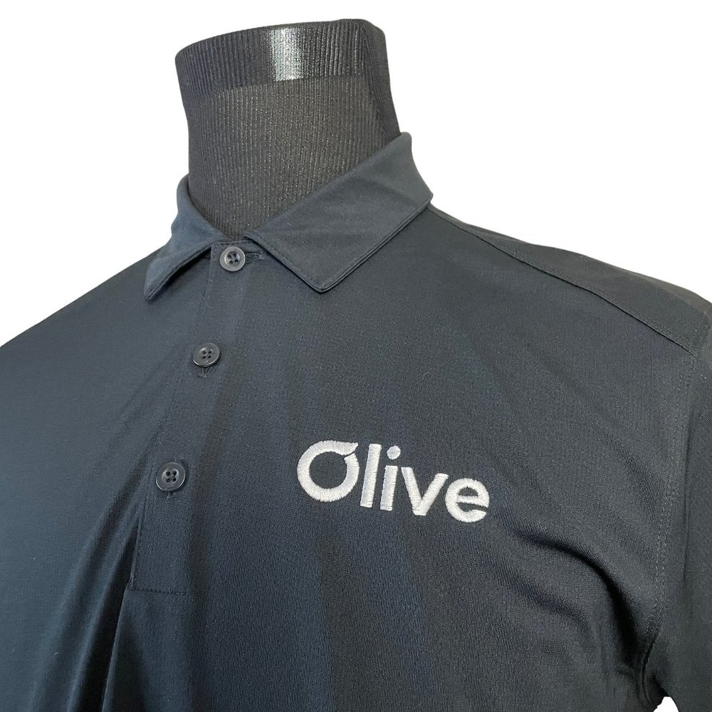 Nike | Men's Black Dri-Fit Short Sleeve Polo Shirt Medium Olive